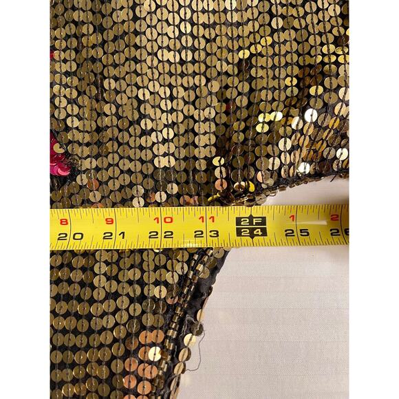 Vintage Anjumun 100% Silk Sequined Top 2X with 100% Rayon Lining A+ - Picture 4 of 7